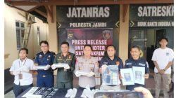 Polresta Jambi Berhasil Amankan Puluhan Ribu Benur Lobster Senilai Rp7,1 Miliar   