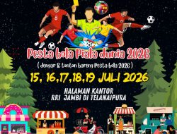 Nobar Piala Dunia 2026 di Jambi Libatkan UMKM, Pemprov Jambi : Ekonomi UMKM Tumbuh, Masyarakat Senang
