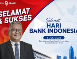 Peringati Hari Bank Indonesia 2026, Dirut Bank Jambi Apresiasi Peran BI dalam Menjaga Stabilitas Ekonomi Nasional