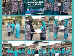 DPD BKMM-DMI Kota Jambi Salurkan Bantuan, Peduli Korban Kebakaran di Jelutung   