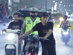 Polresta Jambi Laksanakan KRYD Rutin Antisipasi Berandalan Bermotor dan Knalpot Brong Serta Gangguan Kamtibmas 