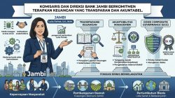 Komisaris dan Direksi Bank Jambi Berkomitmen Terapkan Keuangan yang Transparan dan Akuntabel